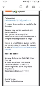 Me cobraron algo que no me llego aun