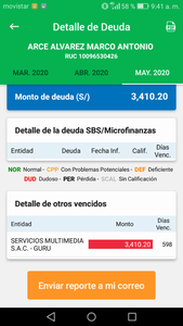 Que me retiren del siste de infocor como deudor ya que yo nunca contrate sus ser