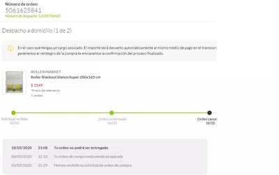 No me reintegran la compra que falabella cancelo y que hice hace un mes y medio