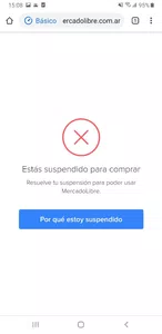 Suspencion de cuenta