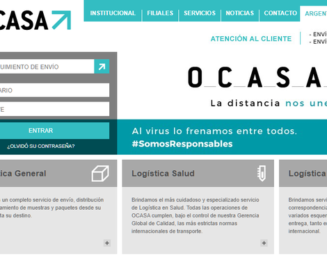 Ocasa no cumple, nunca llegó el producto