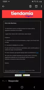 Orden incompleta  número 2500291365