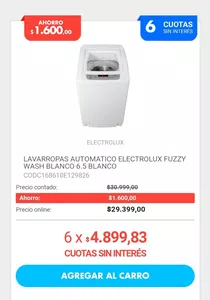 Me mandaron un lavarropas más barato que el que pague