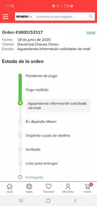 No quiero que me cancelen denuevo la misma compra