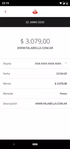 Compras no autorizadas en falabella