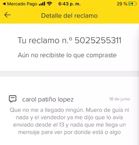 Problema con mi pago