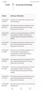 No tengo mis paquetes ellos dicen que pasan y no encontraron a nadie, (justo en