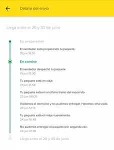 Paso por segunda ves y nunca paso