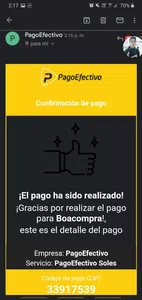 Reembolso de dinero