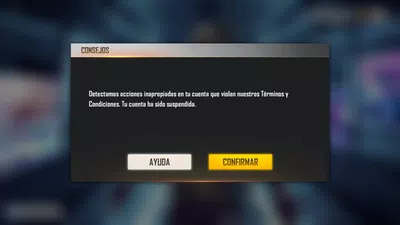 Mi problema es que me banearon