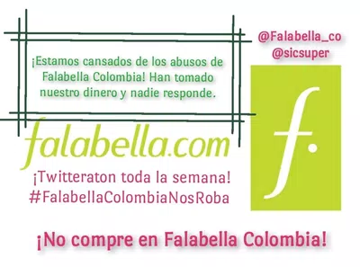 Fallabela me engaño