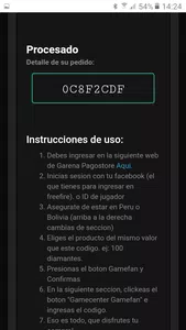 Compre diamantes y no puedo ponerlos en la cuanta de mi hijo