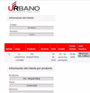 Pedido figura entregado - no es correcto!!!!!