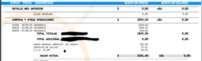 Tarjeta cencosud estafadores