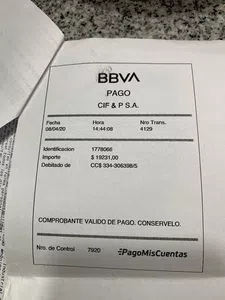 Mal depositado dinero
