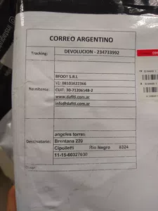 Cambio de calzado