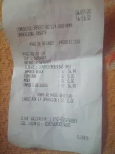 No recibí el producto