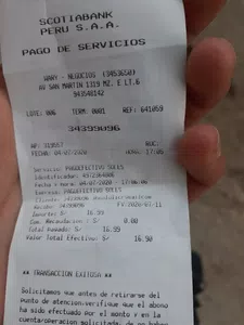No me sale pago cancelado