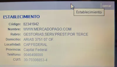 Debitos de compras no realizadas