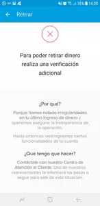 No puedo sacar la plata de mercado pago