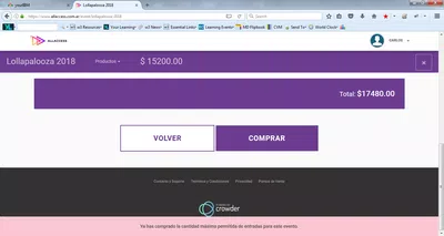 Que me vendan las 4 entradas al precio de la preventa1 ya que ahora salen mas