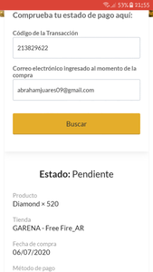 No recibo mi recarga