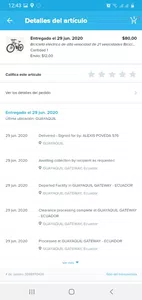 Me enviaron  un número de rastreo equivocadoivocado 3088970426