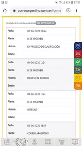 Irresponsabilidad correo argentino/mercadolibre