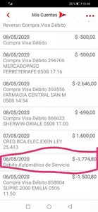 Débito extra fuera de fecha
