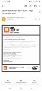 Boacompra anula pedido abonado