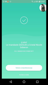 No me depositó uala