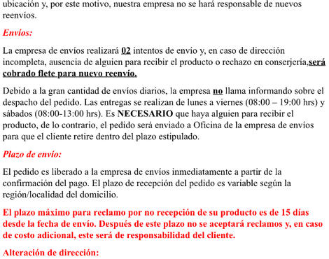 No recibí el producto y ya no lo quiero