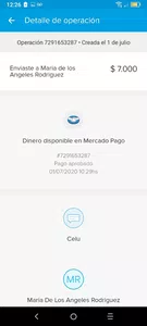 Nunca llegó el dinero enviado