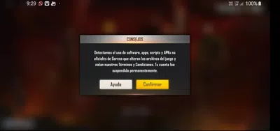 Suspension por error