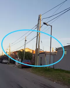 Falta de suministro eléctrico, vecinos enganchados, edesur