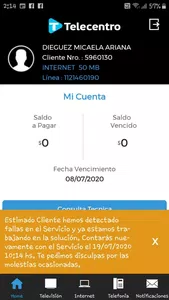 Mal servicio de internet