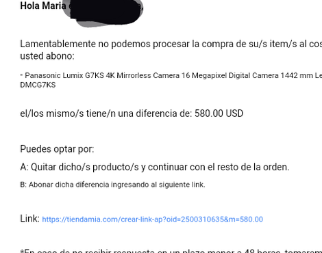 Despues de demorar mi orden me suben al doble el precio. y ya habia pagado