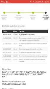 Quiero el celular no la cancelacion!!!
