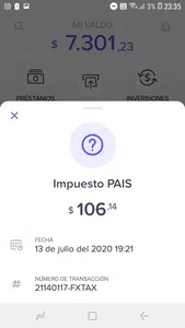 Impuesto país indebido