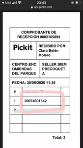 Pickit Me robaron mi encomienda? El 26/6 despache por Mercado libre pickit y no 