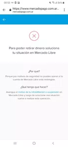 Suspensión  de cuenta