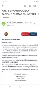 Me reclaman un servicio no usado