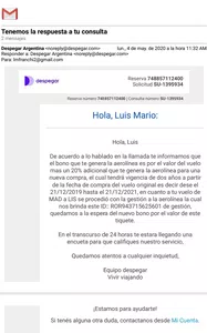 Despegar no resuelve problema con mi reserva .tampoco se comunica