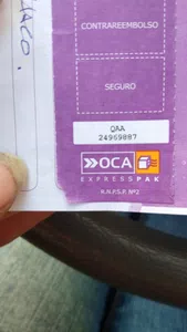 Recibo de encomienda