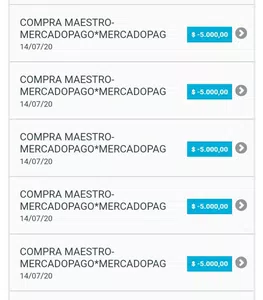 Robo. negligencia de mercado pago