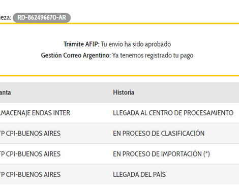 Tengo el vep pagado y aprobado para ser entregada la encomienda desde 01/06/2020