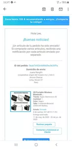 No llega mi pedido