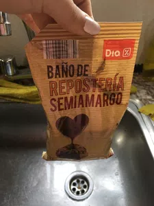 Baño de repostería semiamargo