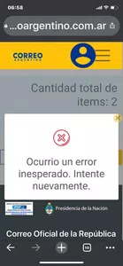 Declaracíón jurada envios internacionales