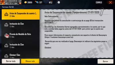 Una transacción por error